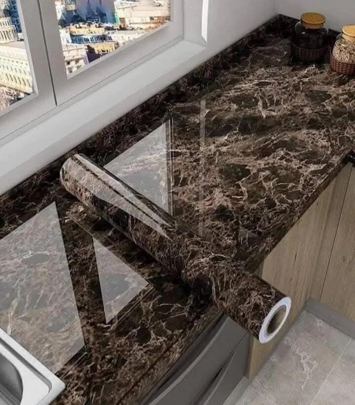 رول بديل الرخام للمطابخ